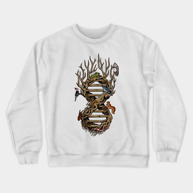 Infinitree of Life Crewneck Sweatshirt by dv8sheepn